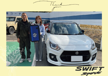 M様スイフトスポーツ納車☆彡